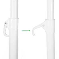 Záhradný slnečník 140 cm SPRINGOS VIVA BU0025 zelený