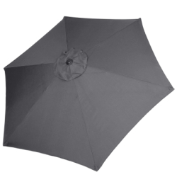 Záhradný slnečník 250 cm, tmavo šedý SPRINGOS SUNNY GU0021