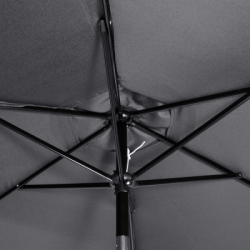 Záhradný slnečník 250 cm, tmavo šedý SPRINGOS SUNNY GU0021