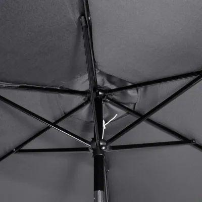 Záhradný slnečník 250 cm, tmavo šedý SPRINGOS SUNNY GU0021