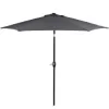 Záhradný slnečník 250 cm, tmavo šedý SPRINGOS SUNNY GU0021