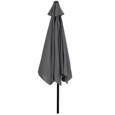 Záhradný slnečník 250 cm, tmavo šedý SPRINGOS SUNNY GU0021