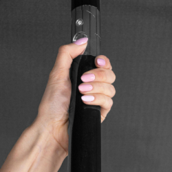 Záhradný slnečník 290 cm, tmavo šedý SPRINGOS SUNNY GU00200