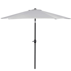 Záhradný slnečník 250 cm, svetlo šedý SPRINGOS SUNNY GU0022