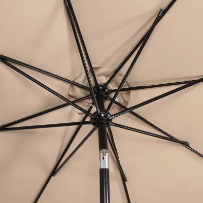 Záhradný slnečník 290 cm, béžový SPRINGOS SUNNY GU0036