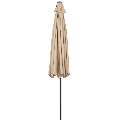 Záhradný slnečník 290 cm, béžový SPRINGOS SUNNY GU0036