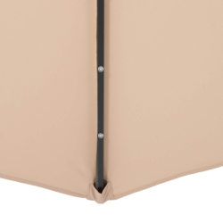 Záhradný slnečník s ľad osvetlením 290 cm, béžový SPRINGOS ATENA GU0047