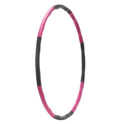 Hula hoop obruč nastaviteľná 67-88 cm ACTIGET ACT0132 ružovo-šedá