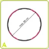 Hula hoop obruč nastaviteľná 67-88 cm ACTIGET ACT0132 ružovo-šedá