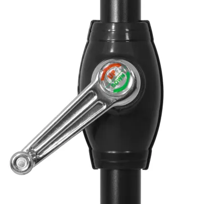 Záhradný slnečník 120x200 cm SPRINGOS GU0038 sivý