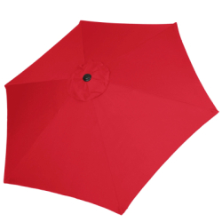 Záhradný slnečník 250 cm, červený SPRINGOS SUNNY GU0032