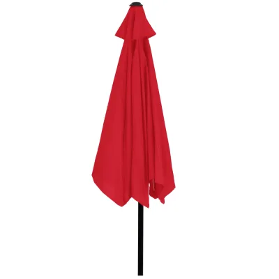 Záhradný slnečník 250 cm, červený SPRINGOS SUNNY GU0032