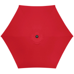 Záhradný slnečník 250 cm, červený SPRINGOS SUNNY GU0032