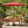 Záhradný slnečník 250 cm, červený SPRINGOS SUNNY GU0032