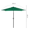 Záhradný slnečník 250 cm, zelený SPRINGOS SUNNY GU0033