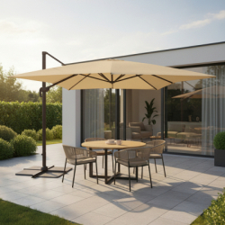 Záhradný slnečník 485 cm, béžový SPRINGOS MALTA GU0049