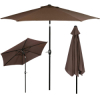 Záhradný slnečník 250 cm, hnedý SPRINGOS SUNNY GU0023
