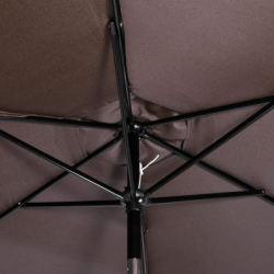 Záhradný slnečník 250 cm, hnedý SPRINGOS SUNNY GU0023