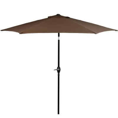 Záhradný slnečník 250 cm, hnedý SPRINGOS SUNNY GU0023