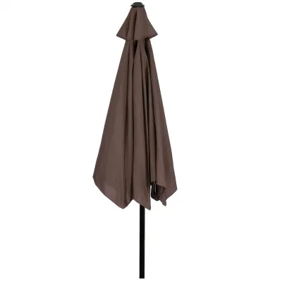 Záhradný slnečník 250 cm, hnedý SPRINGOS SUNNY GU0023
