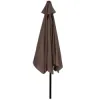 Záhradný slnečník 250 cm, hnedý SPRINGOS SUNNY GU0023