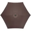 Záhradný slnečník 250 cm, hnedý SPRINGOS SUNNY GU0023