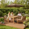 Záhradný slnečník 250 cm, hnedý SPRINGOS SUNNY GU0023