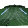 Záhradný slnečník 400 cm SPRINGOS GU0031 zelený