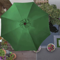 Záhradný slnečník 400 cm SPRINGOS GU0031 zelený
