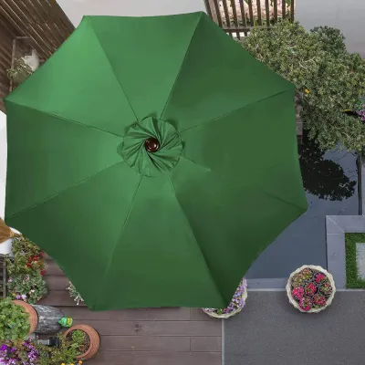 Záhradný slnečník 400 cm SPRINGOS GU0031 zelený