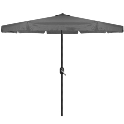 Záhradný slnečník 400 cm SPRINGOS GU0040 tmavo šedý