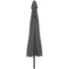 Záhradný slnečník 400 cm SPRINGOS GU0040 tmavo šedý