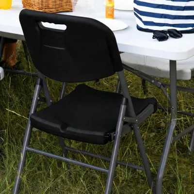 Skladacia stolička SPRINGOS RAUT GF0053 čierna