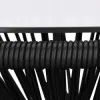 Záhradný stôl 50 cm, čierny SPRINGOS LOA GF0090