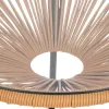 Záhradný stôl 50 cm, hnedý SPRINGOS LOA GF0089