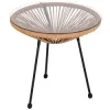 Záhradný stôl 50 cm, hnedý SPRINGOS LOA GF0089