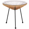 Záhradný stôl 50 cm, hnedý SPRINGOS LOA GF0089