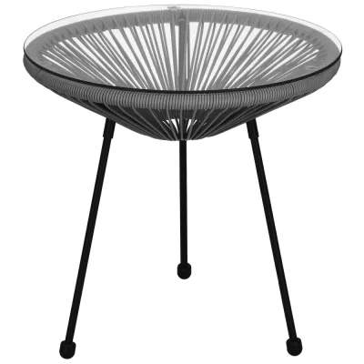 Záhradný stôl 50 cm, šedý SPRINGOS LOA GF0091
