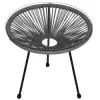 Záhradný stôl 50 cm, šedý SPRINGOS LOA GF0091