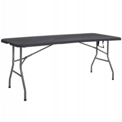 Cateringový stôl skladací 180x75 cm SPRINGOS RAUT GF0052 grafitový