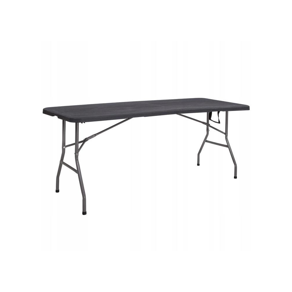 Cateringový stôl skladací 180x75 cm SPRINGOS RAUT GF0052 grafitový