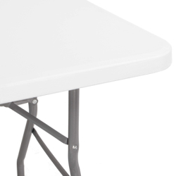 Skladací cateringový stôl 180x74 cm SPRINGOS RAUT GF0108 biely