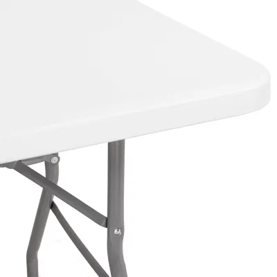 Skladací cateringový stôl 180x74 cm SPRINGOS RAUT GF0108 biely