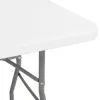 Skladací cateringový stôl 180x74 cm SPRINGOS RAUT GF0108 biely