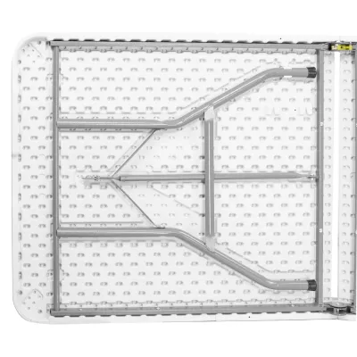 Skladací cateringový stôl 180x74 cm SPRINGOS RAUT GF0108 biely