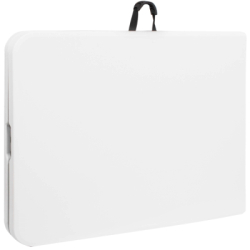 Skladací cateringový stôl 180x74 cm SPRINGOS RAUT GF0108 biely