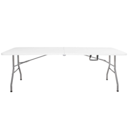 Cateringový stôl skladací 240x75 cm SPRINGOS RAUT GF0050 biely