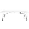 Cateringový stôl skladací 240x75 cm SPRINGOS RAUT GF0050 biely