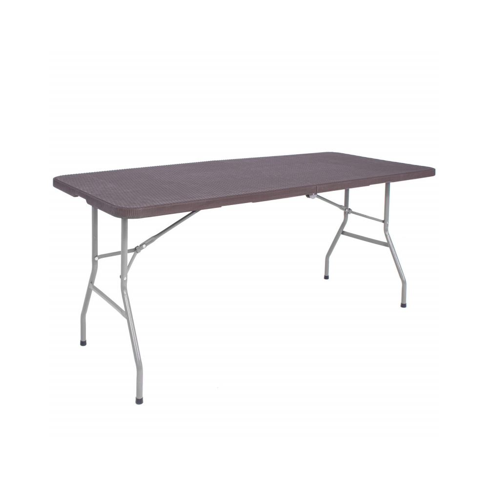 Skladací cateringový stôl 180x74 cm SPRINGOS RAUT GF0055 hnedý