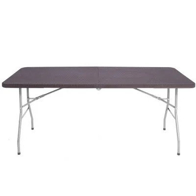 Skladací cateringový stôl 180x74 cm SPRINGOS RAUT GF0055 hnedý